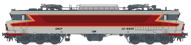LS Models LS10823 - H0 - E-Lok CC 6505 Arzens, SNCF, Ep. IV - AC